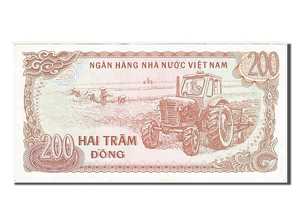 Banknote, Viet Nam, 200 Dông, 1987, AU(55-58)