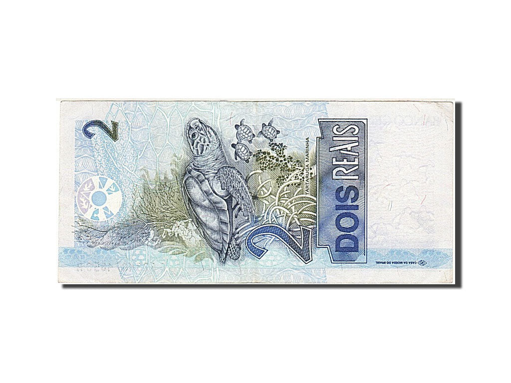 Banknote, Brazil, 2 Reais, 2001, VF(30-35)