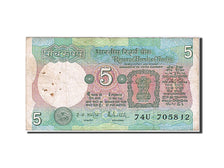 Billete, 5 Rupees, 1975, India, RC