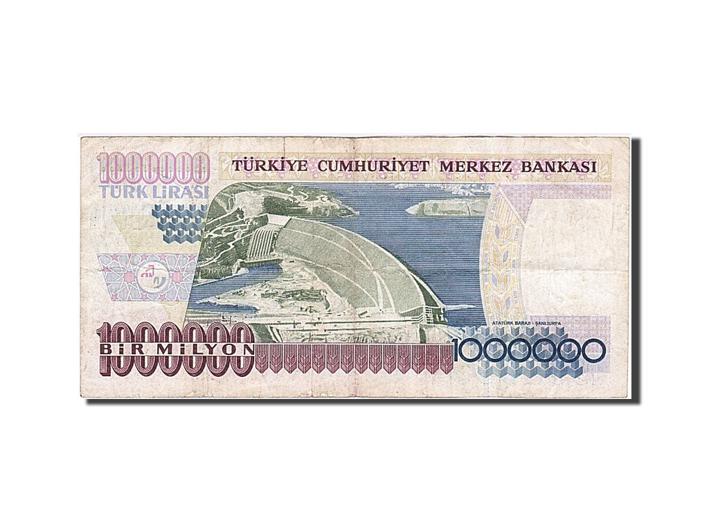 Banknote, Turkey, 1,000,000 Lira, 1970, 1970-01-14, VF(20-25)