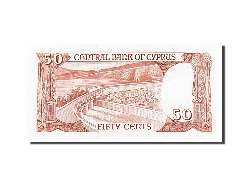 Billet, Chypre, 50 Cents, 1984, 1984-12-01, NEUF