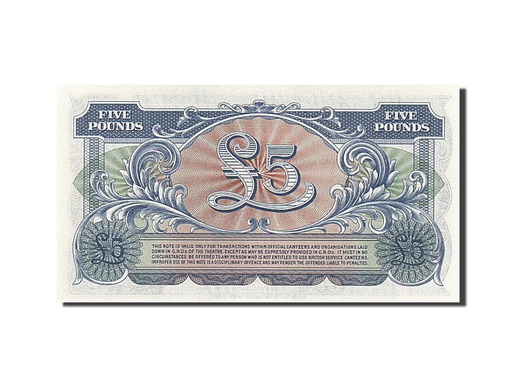 Banconote, Gran Bretagna, 5 Pounds, 1958, FDS