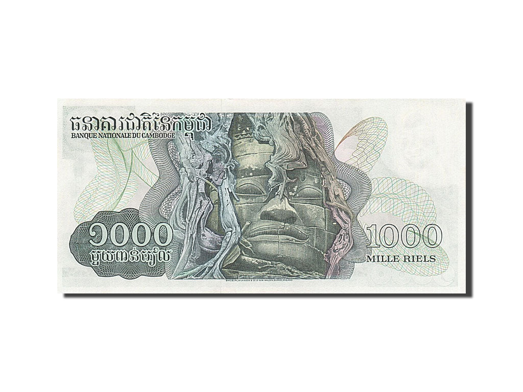 Geldschein, Kambodscha, 1000 Riels, UNZ