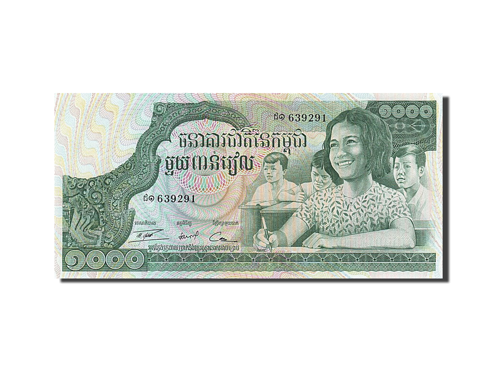 Banknot, Kambodża, 1000 Riels, UNC(65-70)