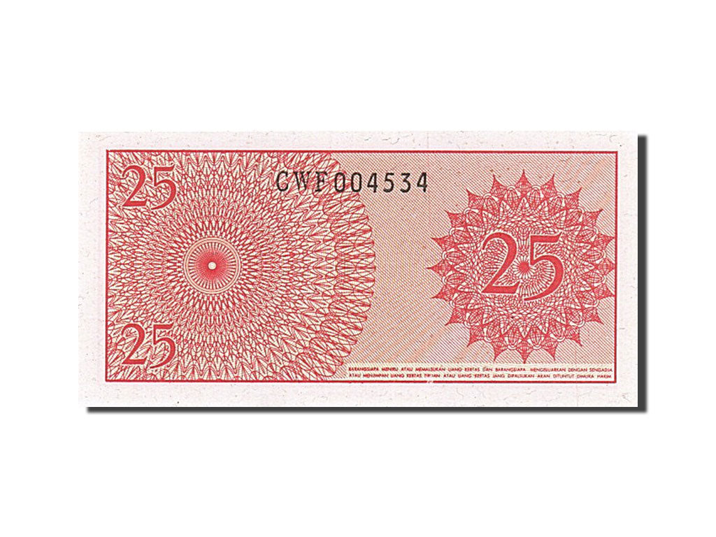 Geldschein, Indonesien, 25 Sen, 1964, UNZ