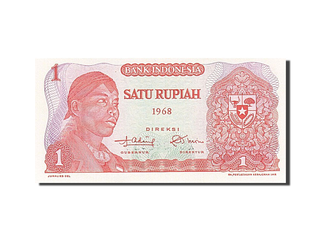 Banknote, Indonesia, 1 Rupiah, 1968, UNC(65-70)