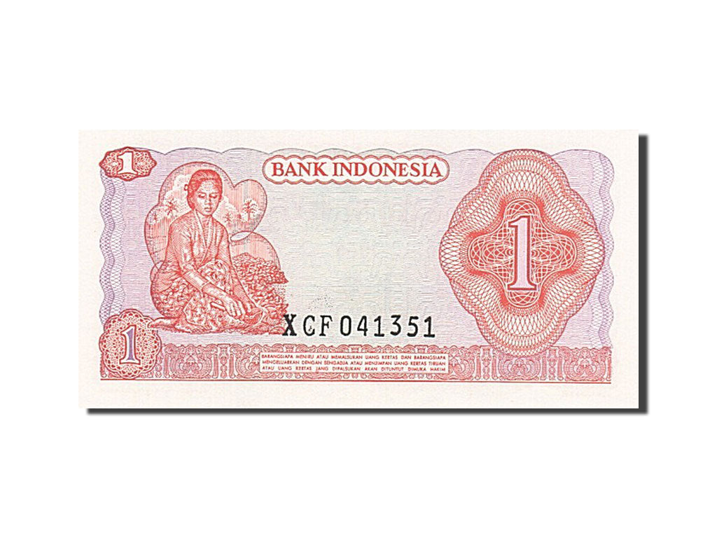 Banknote, Indonesia, 1 Rupiah, 1968, UNC(65-70)