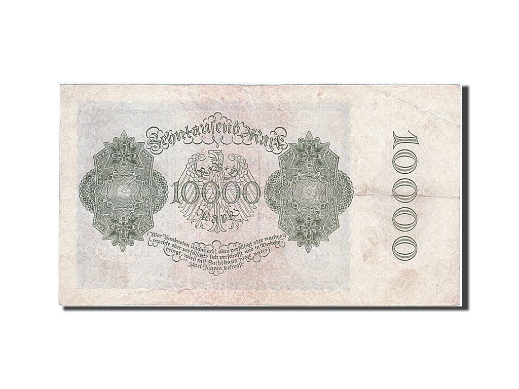 Geldschein, Deutschland, 10,000 Mark, 1922, 1922-01-19, VZ