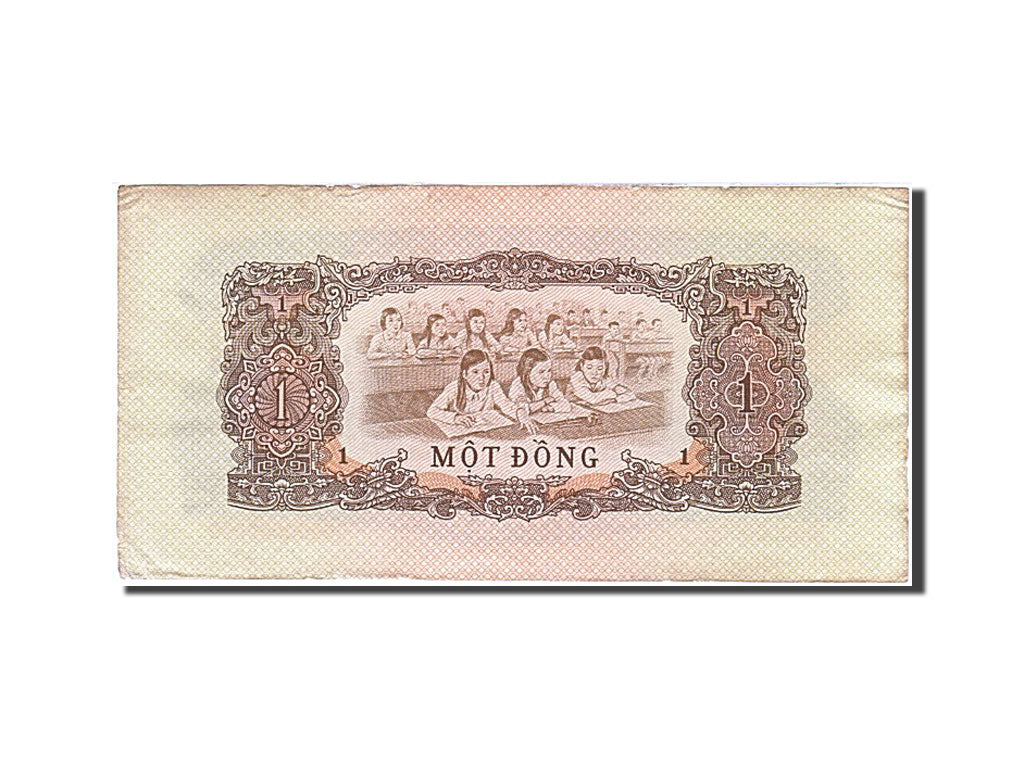 Banknot, Południowy Wiet Nam, 1 D<ox>ng, 1968, AU(55-58)