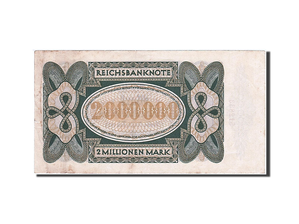 Biljet, Duitsland, 2 Millionen Mark, 1923, 1923-07-23, TTB+