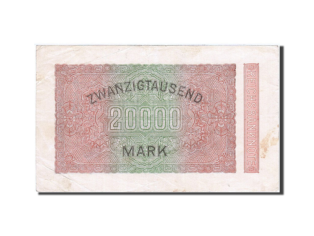 Banknote, Germany, 20,000 Mark, 1923, 1923-02-20, AU(50-53)