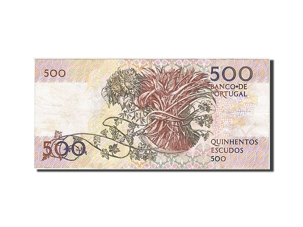 Banknote, Portugal, 500 Escudos, 1989, 1989-10-04, VF(30-35)