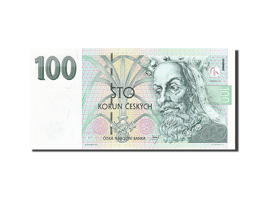 Banconote, Repubblica Ceca, 100 Korun, 1997, FDS