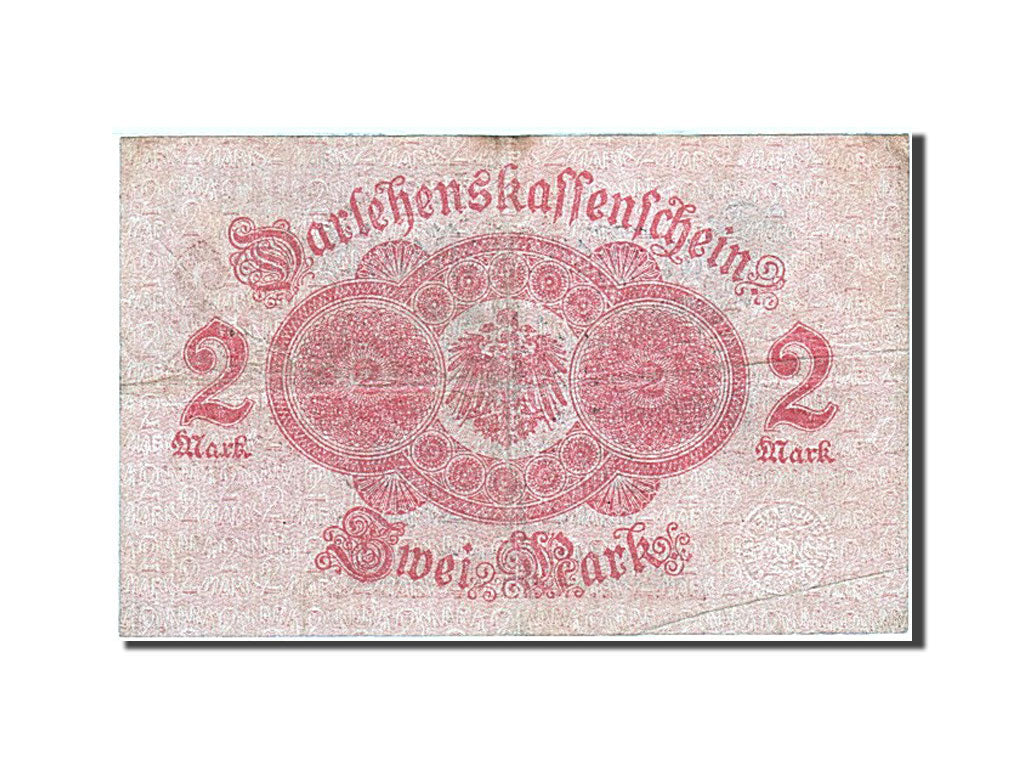 Banknote, Germany, 2 Mark, 1914, 1914-08-12, EF(40-45)