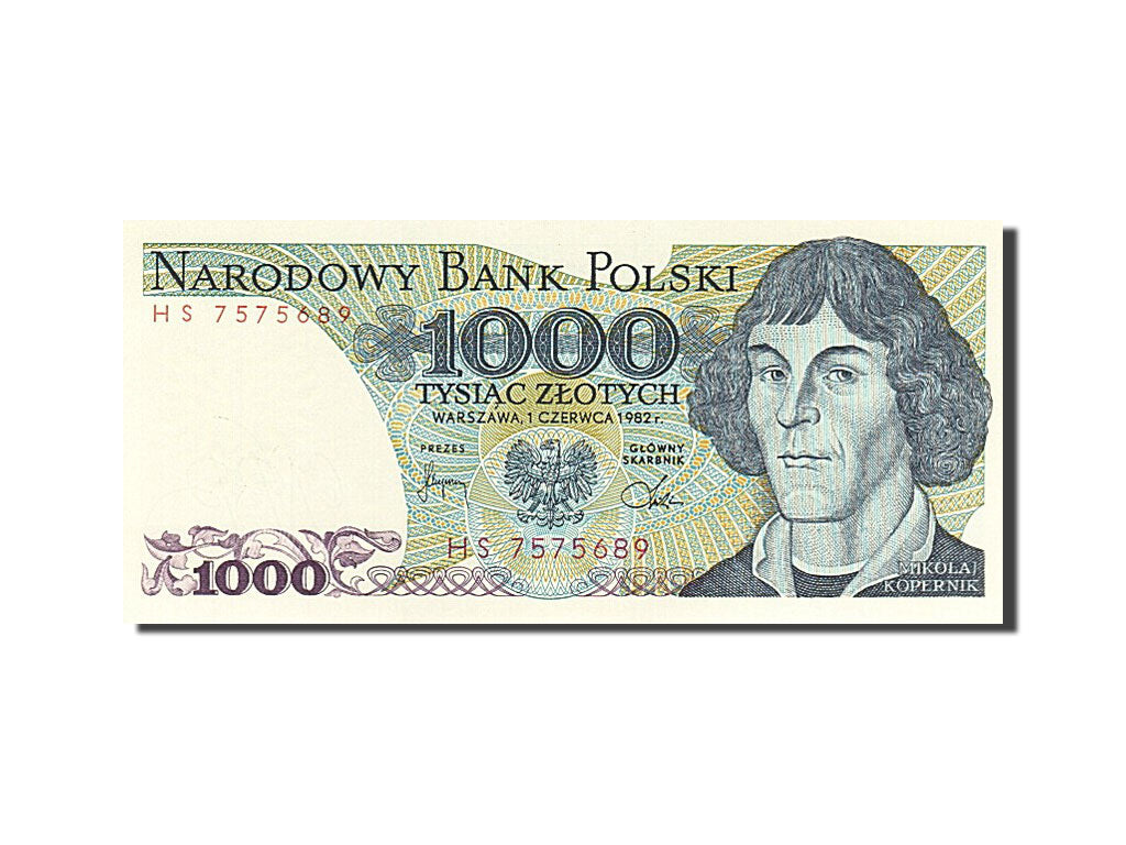 Banknote, Poland, 1000 Zlotych, 1982, 1982-06-01, UNC(65-70)