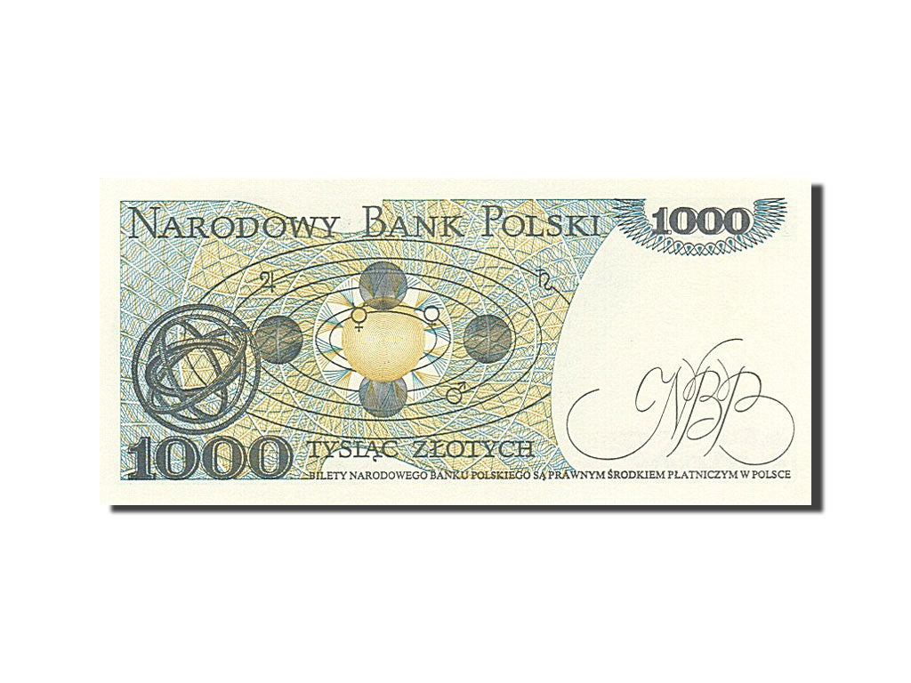 Biljet, Polen, 1000 Zlotych, 1982, 1982-06-01, NIEUW