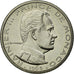Monaco, 1/2 Franc, 1965, Nickel, MS(60-62), Gadoury:149