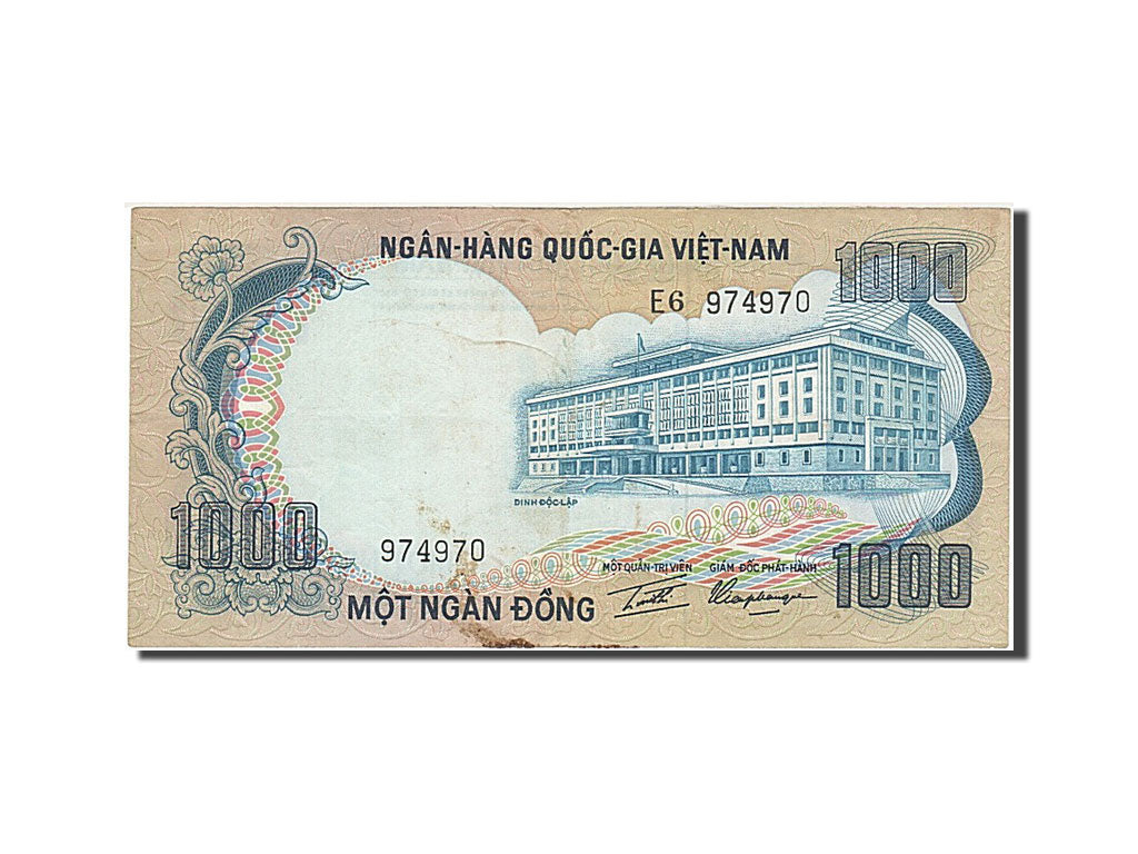 Banknote, South Viet Nam, 1000 D<ox>ng, 1972, VF(30-35)