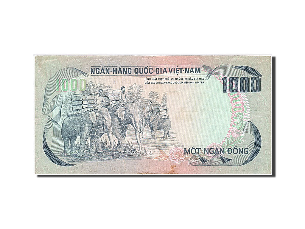 Banknote, South Viet Nam, 1000 D<ox>ng, 1972, VF(30-35)