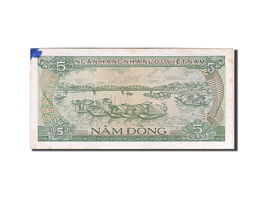Geldschein, Viet Nam, 5 D<ox>ng, 1985, VZ