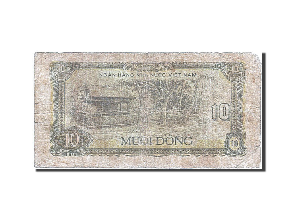 Banknot, Wiet Nam, 10 D<ox>ng, 1980, VG(8-10)