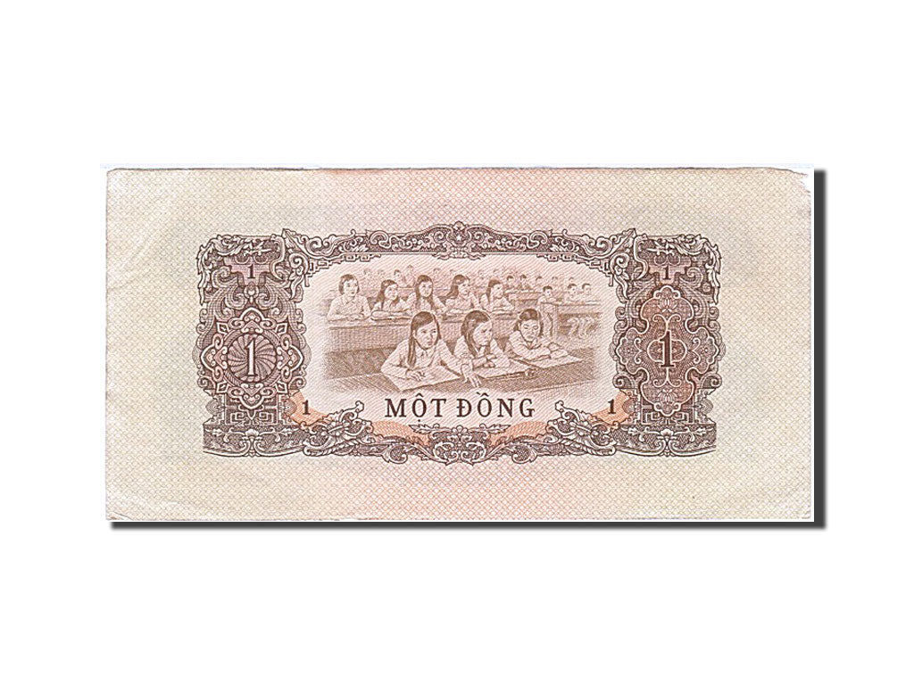 Biljet, Zuid Viëtnam, 1 D<ox>ng, 1963, TTB+