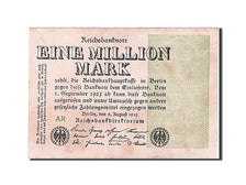 Banknote, Germany, 1 Million Mark, 1923, 1923-08-09, AU(50-53)