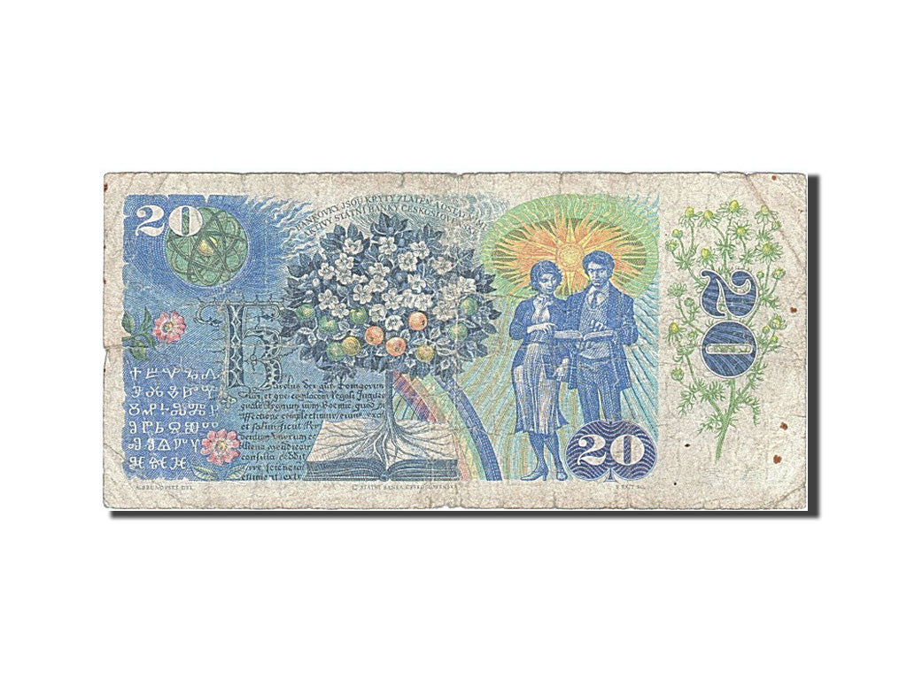 Billet, Tchécoslovaquie, 20 Korun, 1988, B+