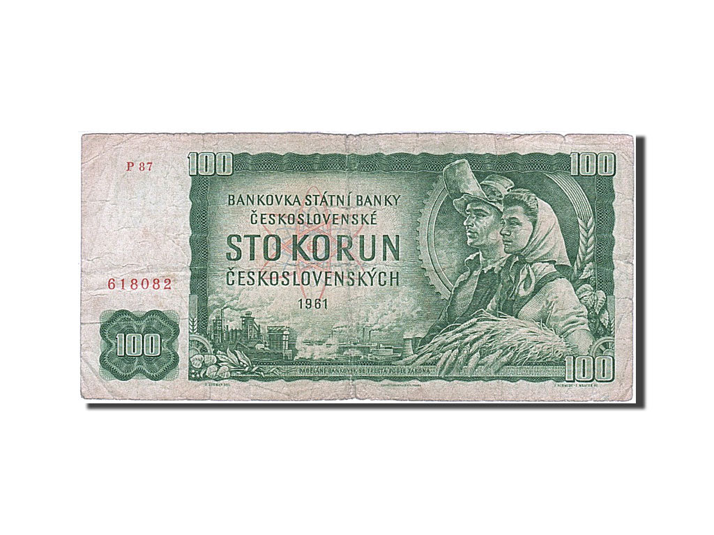 Banknote, Czechoslovakia, 100 Korun, 1961, VF(20-25)