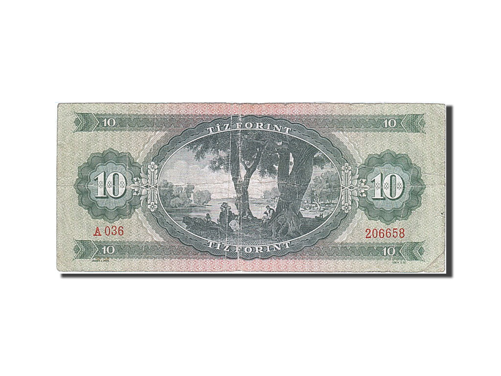 Banknote, Hungary, 10 Forint, 1962, 1962-10-12, VF(20-25)