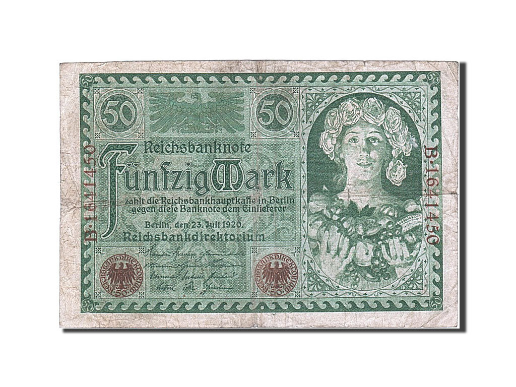 Banconote, Germania, 50 Mark, 1920, 1920-07-23, MB