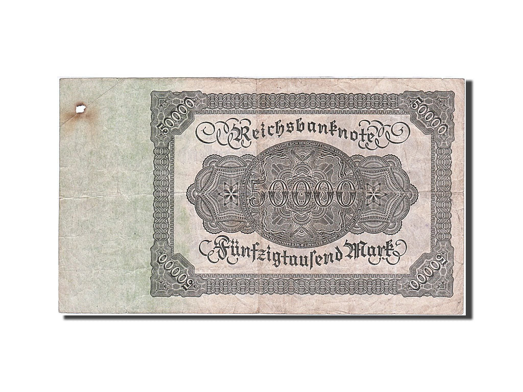 Banknote, Germany, 50,000 Mark, 1922, 1922-11-19, F(12-15)