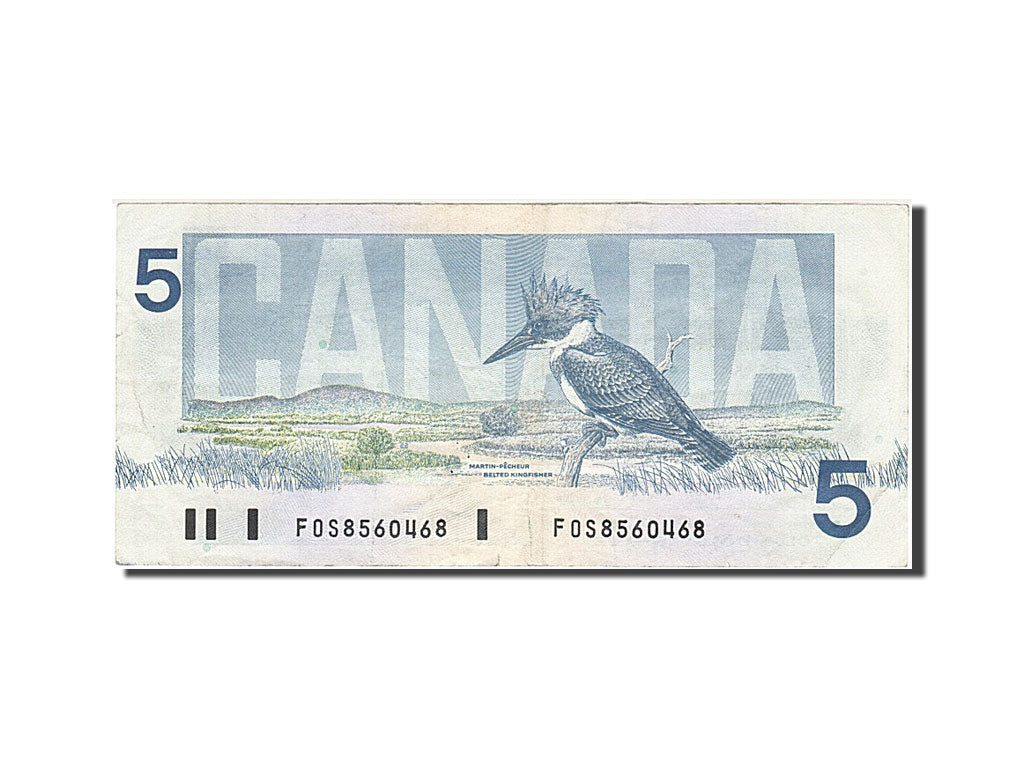 Banknote, Canada, 5 Dollars, 1986, EF(40-45)