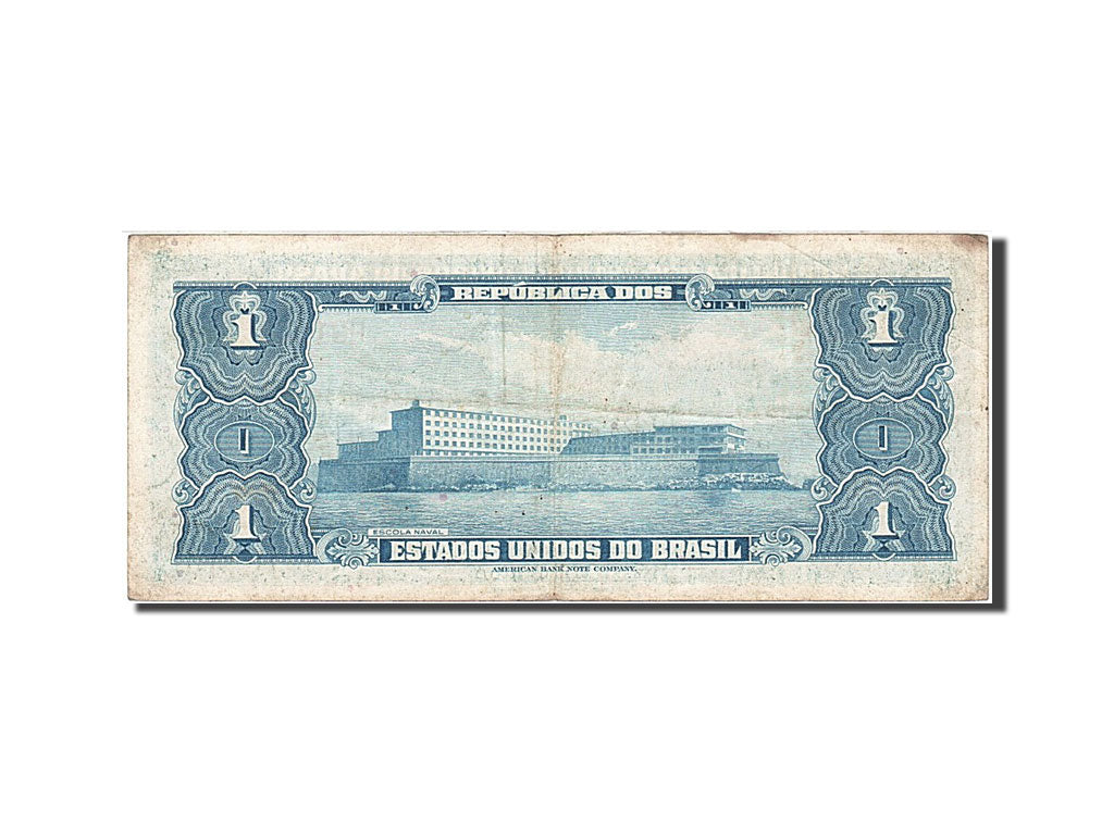 Banknote, Brazil, 1 Cruzeiro, 1954, VF(20-25)