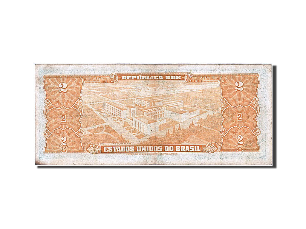 Banknote, Brazil, 2 Cruzeiros, 1944, VF(30-35)