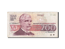 Banconote, Bulgaria, 200 Leva, 1992, MB+
