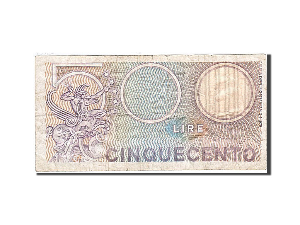 Geldschein, Italien, 500 Lire, 1976, 1976-12-20, S
