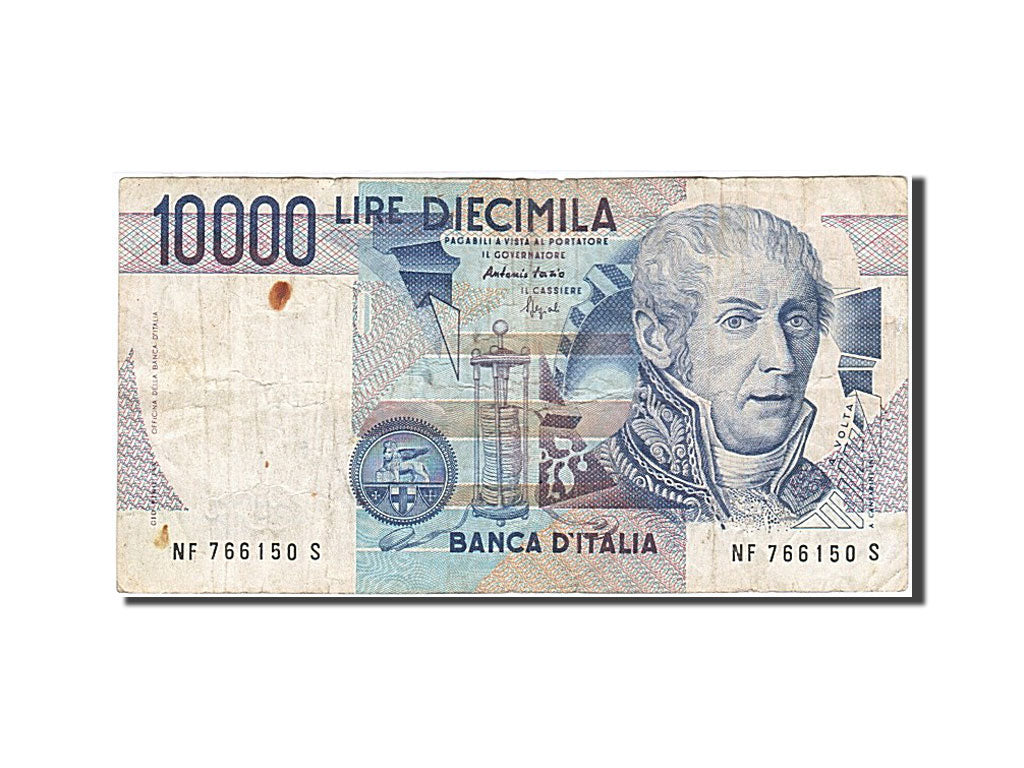 Banknote, Italy, 10,000 Lire, 1984, 1984-09-03, VG(8-10)
