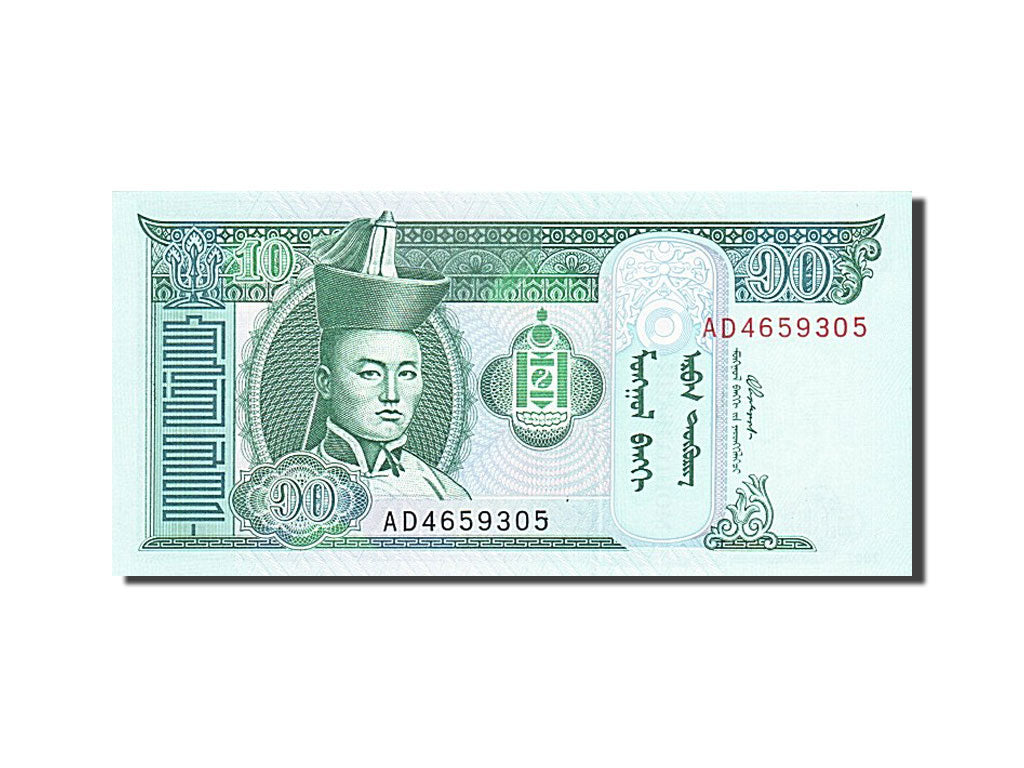Billete, 10 Tugrik, 2002, Mongolia, UNC