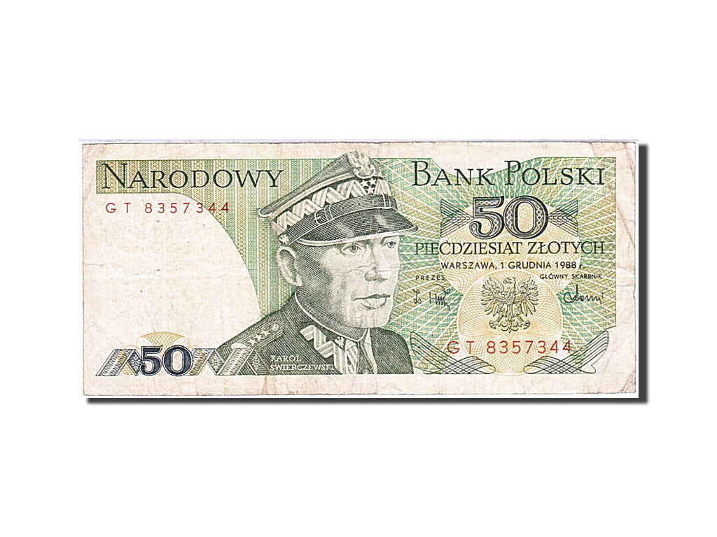 Banconote, Polonia, 50 Zlotych, 1988, 1988-12-01, MB