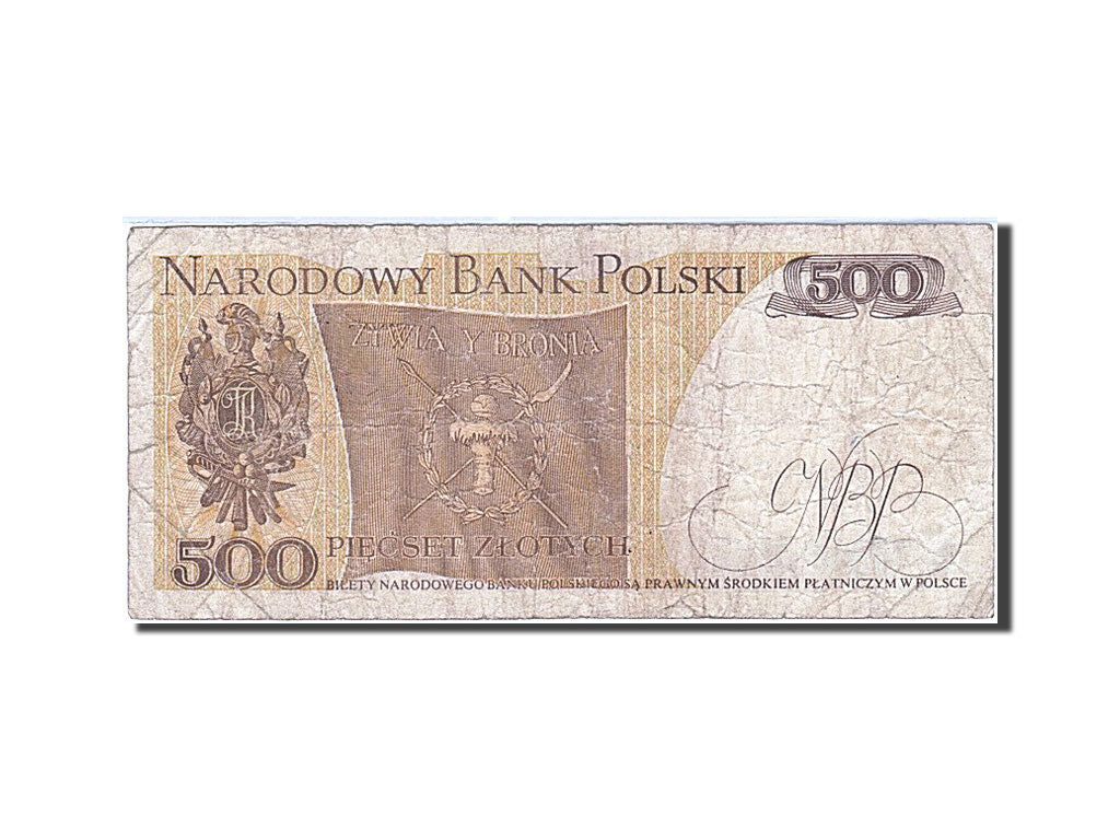 Billet, Pologne, 500 Zlotych, 1982, 1982-06-01, B