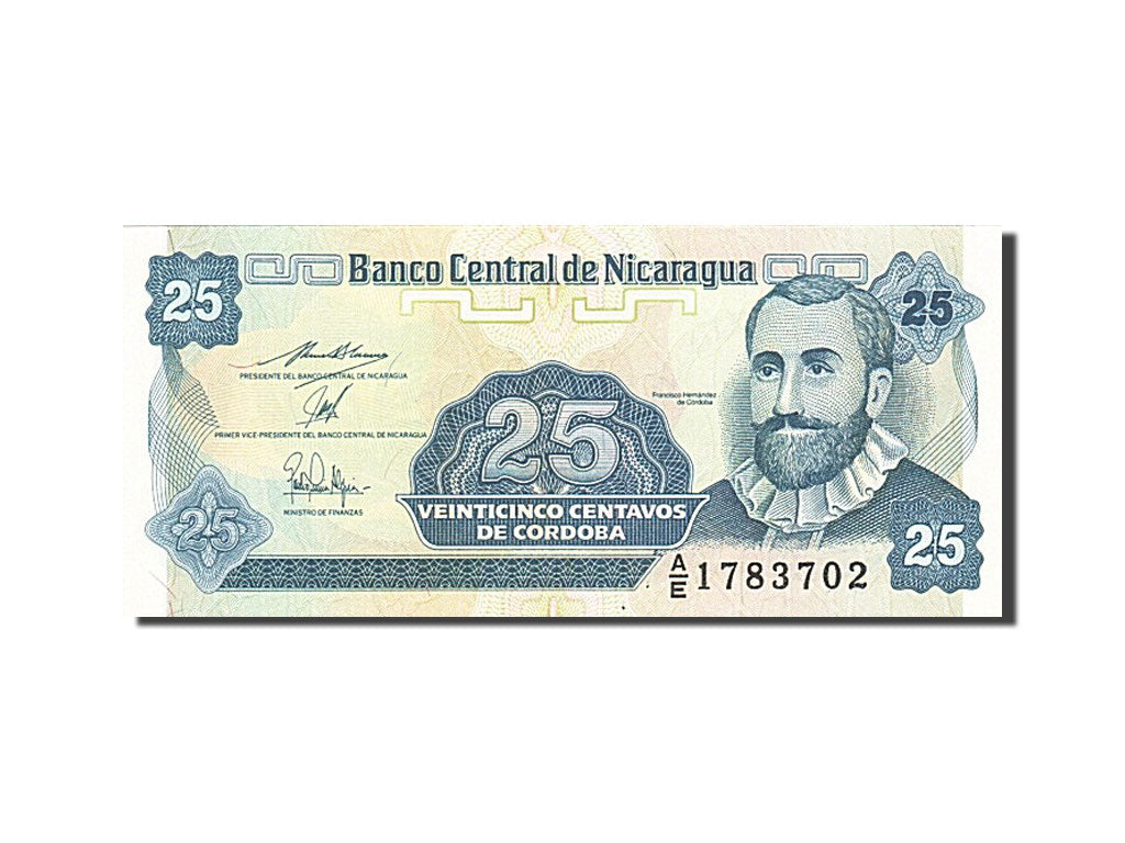 Banknote, Nicaragua, 25 Centavos, UNC(65-70)