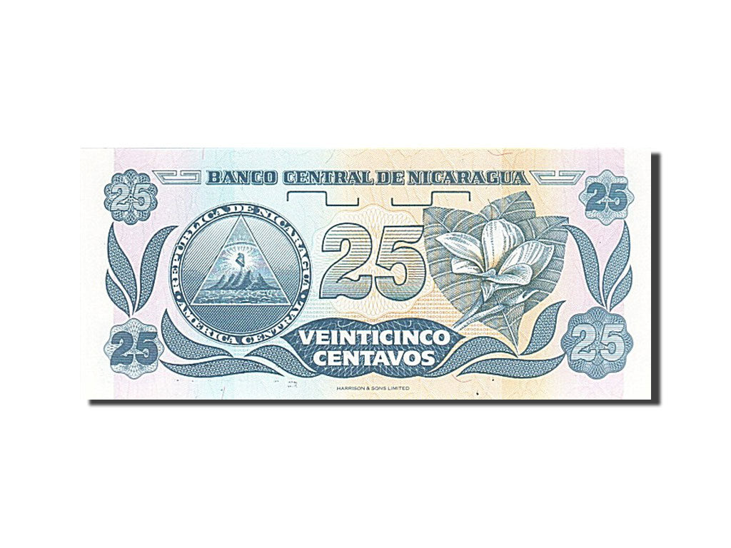 Banknote, Nicaragua, 25 Centavos, UNC(65-70)