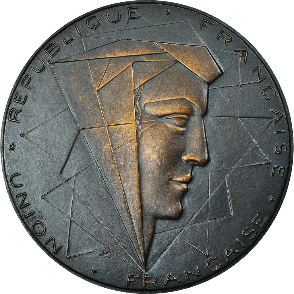 Frankrijk, Medaille, Les Présidents de la République, René Coty, Politics
