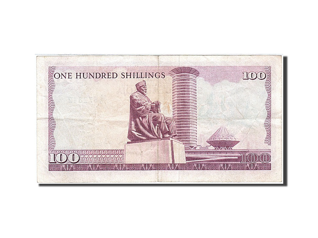 Billet, Kenya, 100 Shillings, 1977, 1977-07-01, TB+