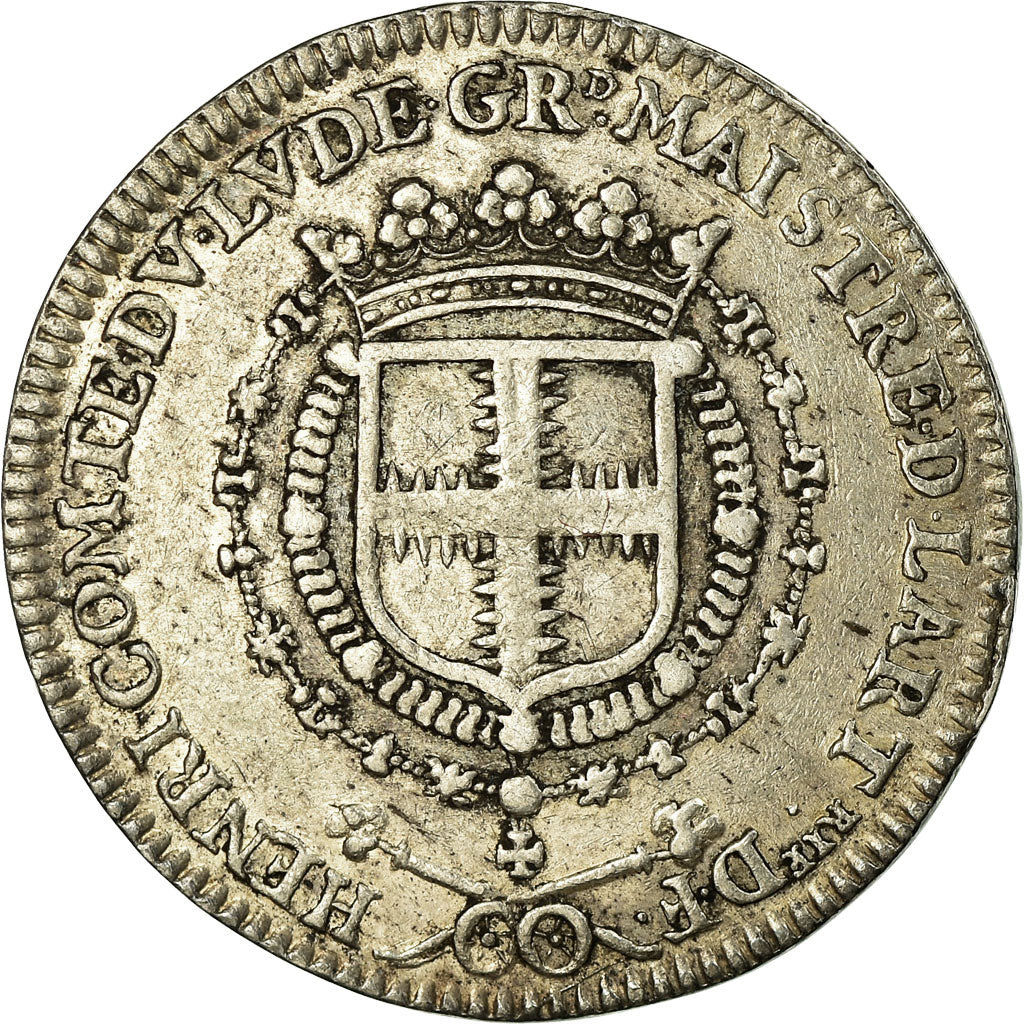 France, Token, 1673, Silver, EF(40-45), Feuardent:976