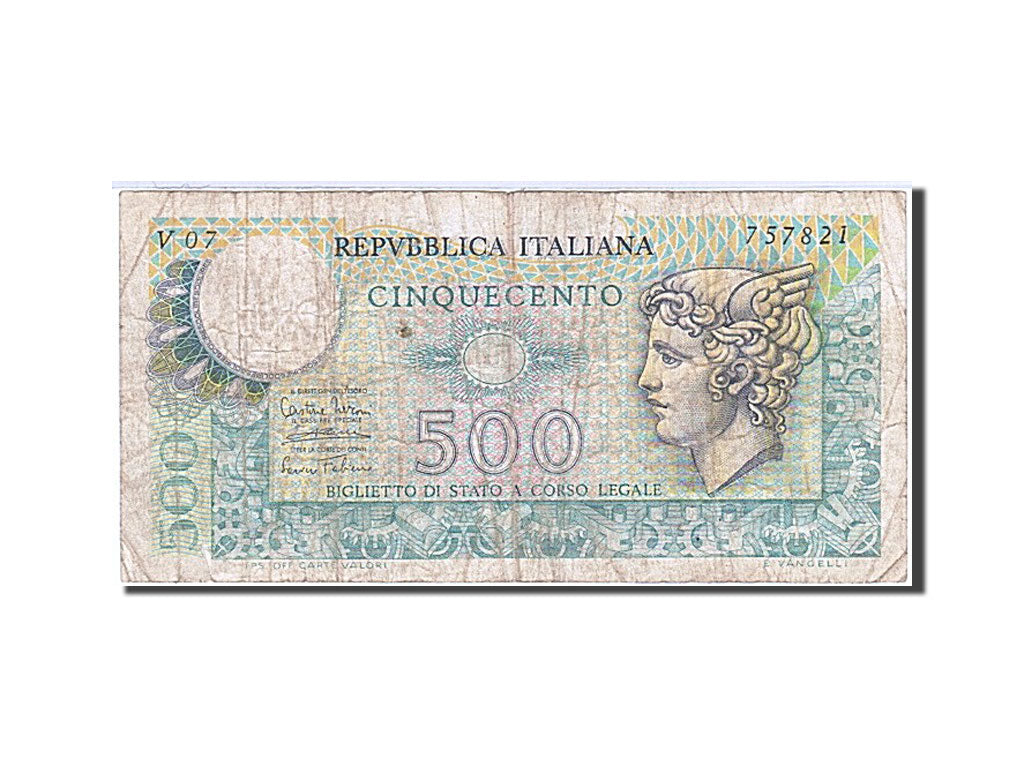 Banknote, Italy, 500 Lire, 1974, VF(20-25)