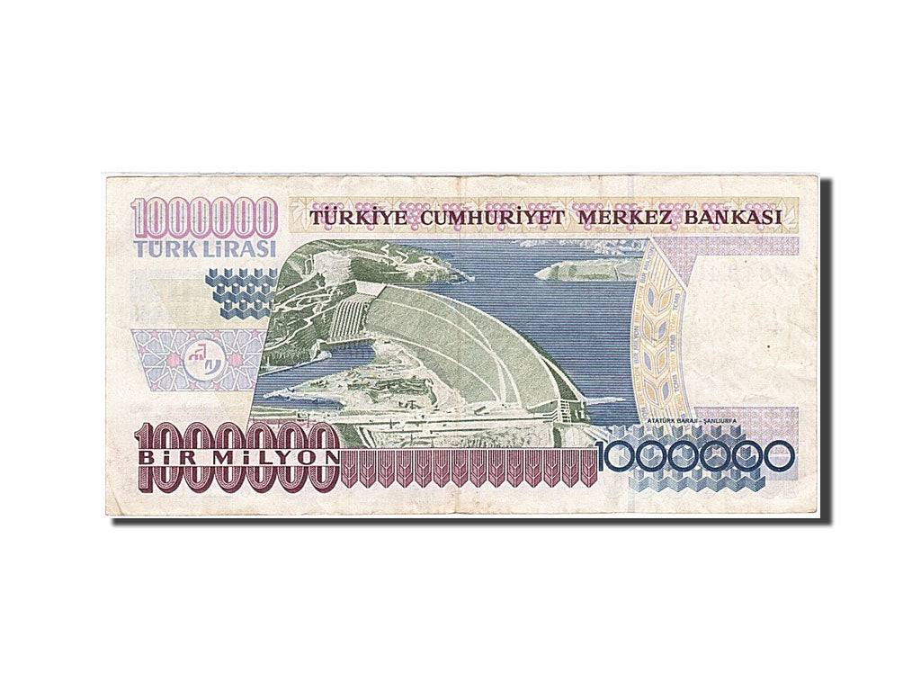 Billet, Turquie, 1,000,000 Lira, 1970, 1970-01-14, TTB+