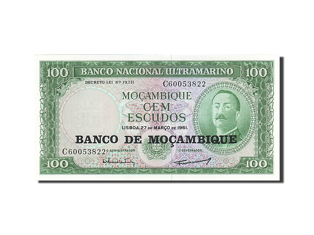 Billete, 100 Escudos, 1961, Mozambique, 1961-03-27, SC