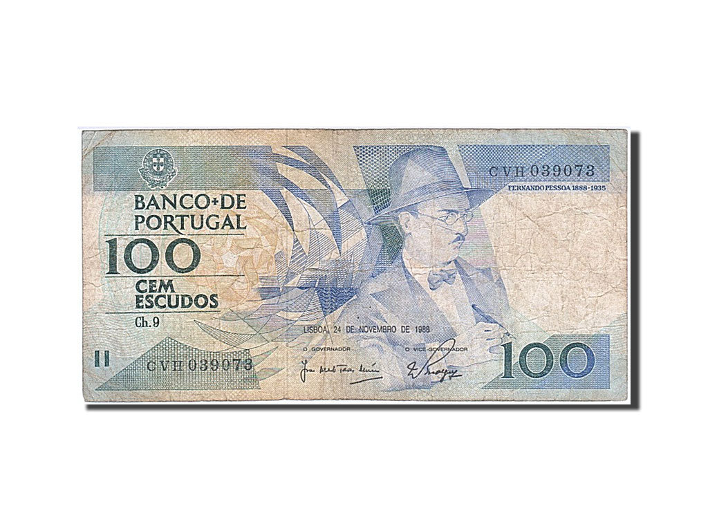 Banknote, Portugal, 100 Escudos, 1988, 1988-11-24, VF(20-25)